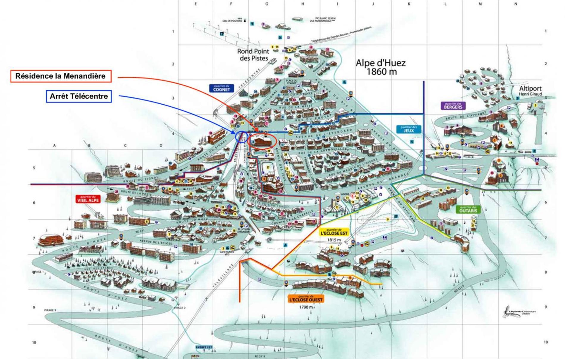 Homency - Residence Menandiere F5 Alpe d'Huez Екстер'єр фото